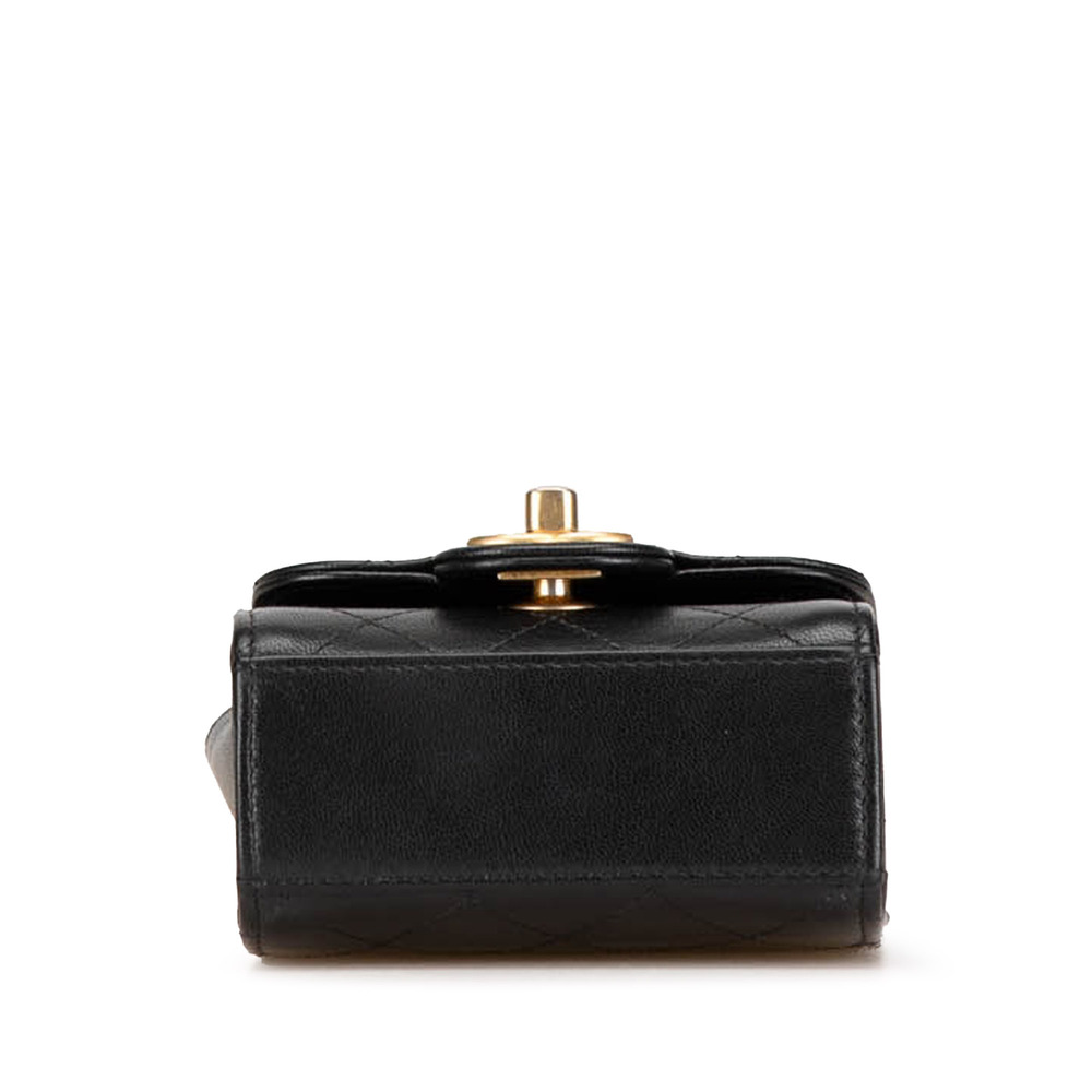 Pre-Loved Chanel Mini Goatskin Chic Pearls Clutch On Chain - Picture 3 of 8